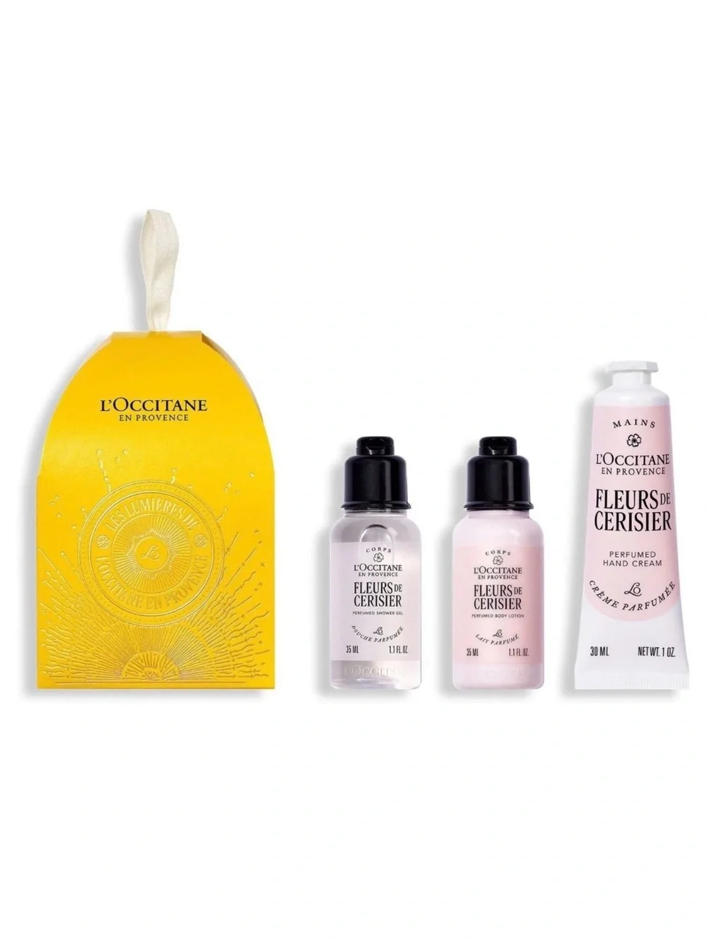 L'Occitane Fleurs De Cerisier Cherry Blossom Body Care Gift Set